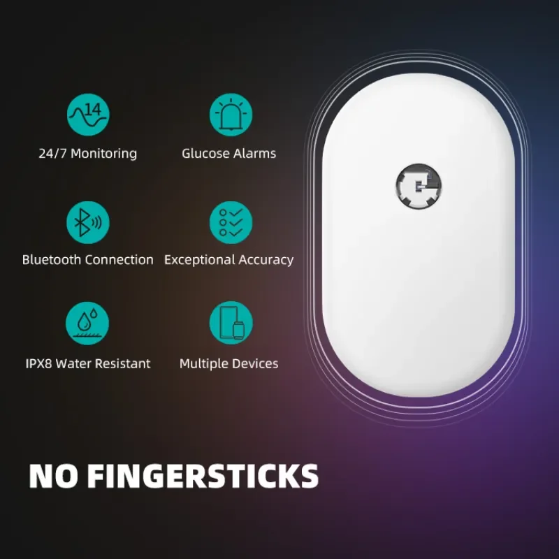 Измеритель уровня глюкозы в крови Сибиониика CGMS 24 часа машина для испытания