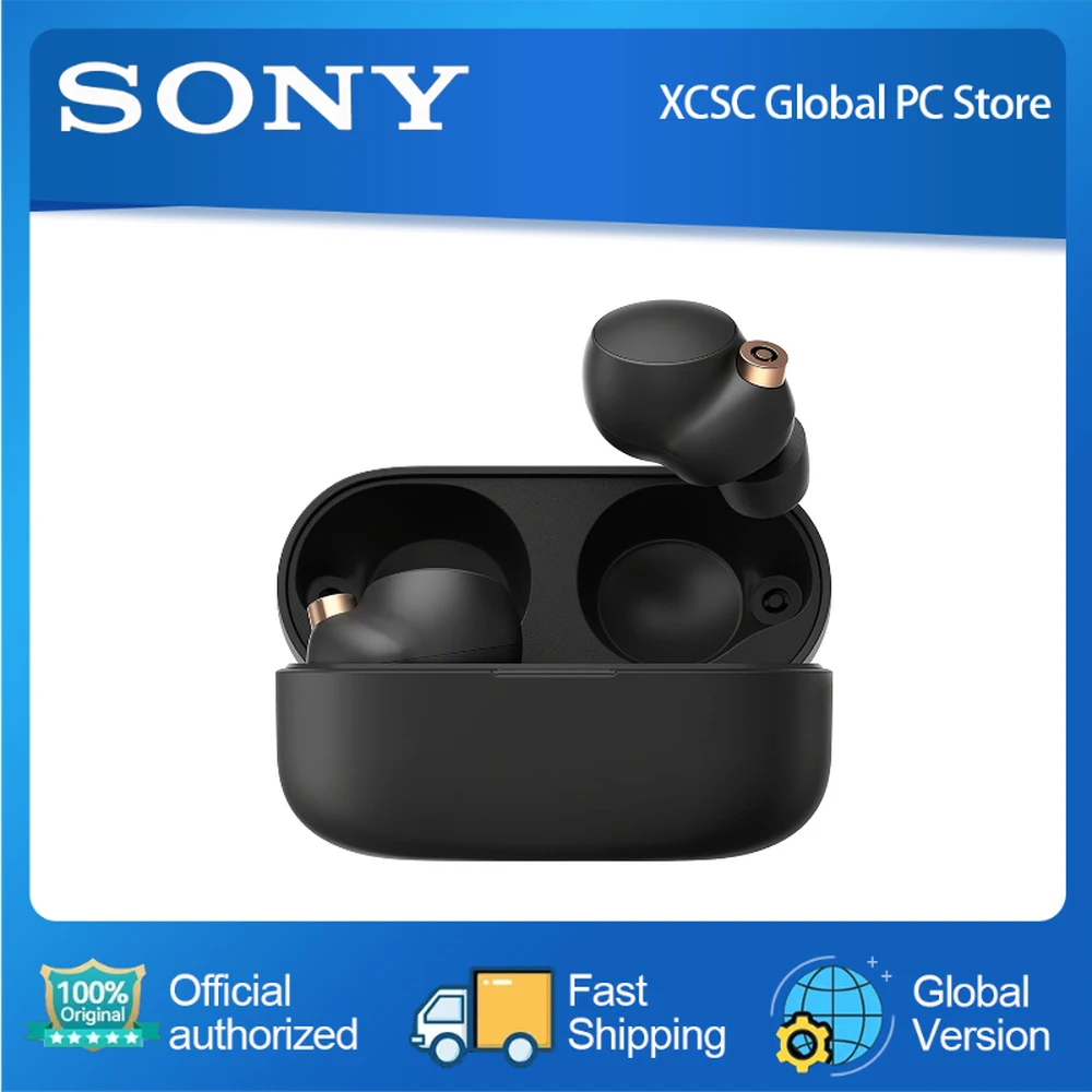 

Настоящие Беспроводные наушники с шумоподавлением Sony WF-1000XM4, оптимизированные для Alexa и Google Assistant, со встроенным микрофоном для Cal