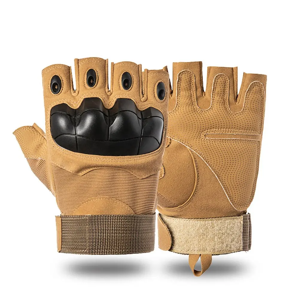 

Half-finger Gloves Outdoor Men's Hiking Protective Gloves Motorcycle Cycling Sports Non-slip Shooting Hunting Airsoft Gloves