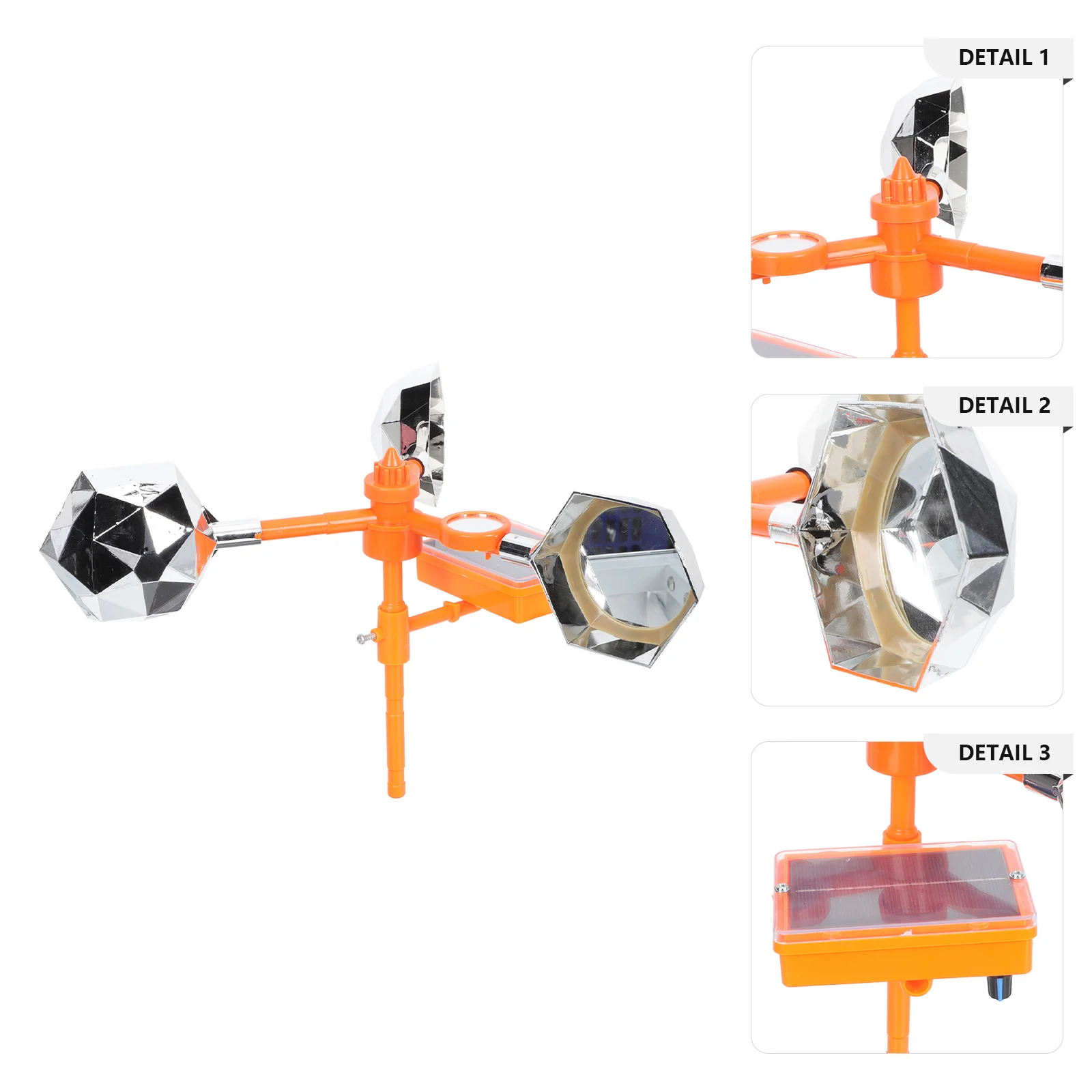 

Solar Reflective Wind Anti-bird Device Outdoor Pest Glass Scare Repeller Windmill