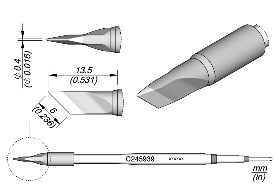 

Наконечники для паяльника JBC C245