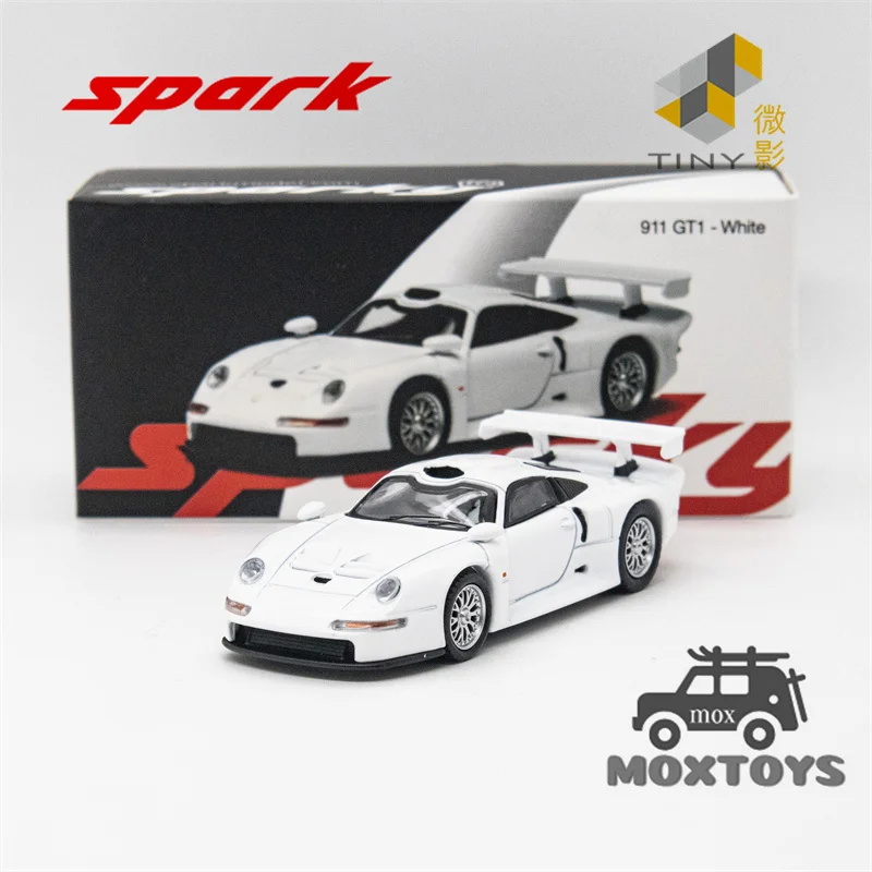 Sparky x Tiny 1:64 GT1 Белая литая под давлением модель автомобиля
