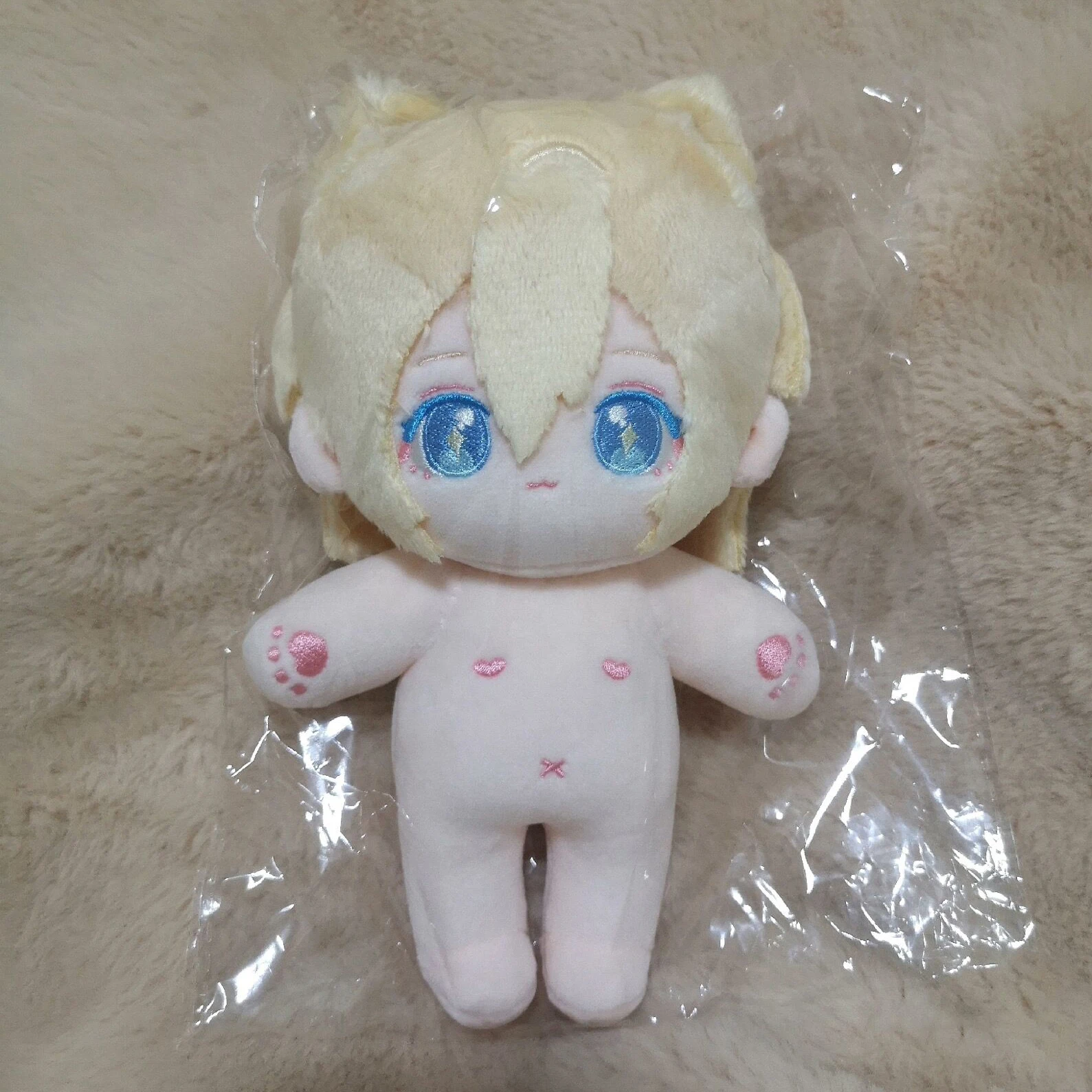 20cm Ensemble Stars Tenshouin Eichi  Anime Game Cosplay Cute Plushie Dolls Body Stuffed Doll Change Clothes Toy Gift Xmas