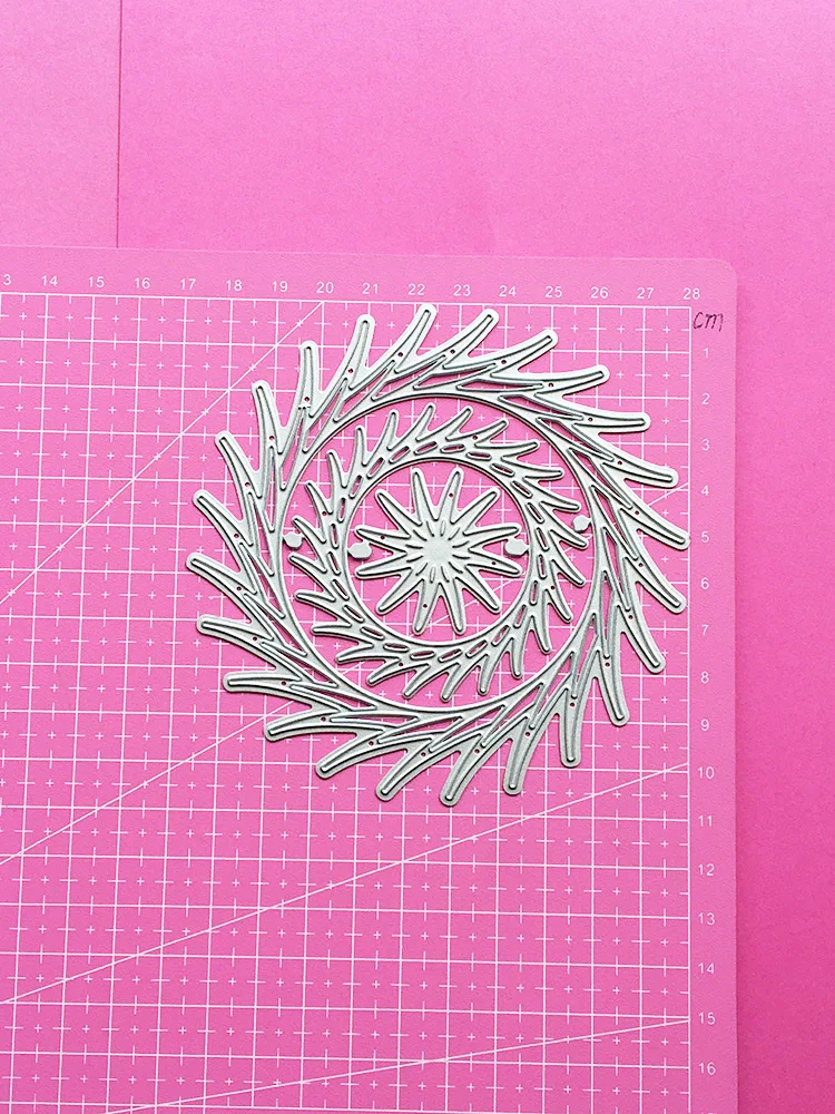 Новые круглые полые шаблоны для скрапбукинга режущие штампы оформление сделай