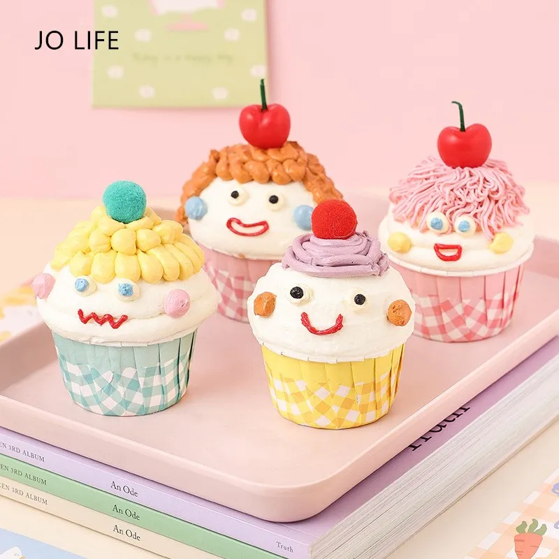 

JO LIFE 50pcs Rolled Muffin Cup Oil-proof Cupcake Liner CupCake Wrappers Baking Paper Cups Cake Decorating Tools Bakeware Mold