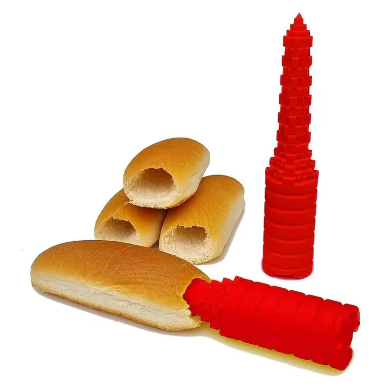 

Наполнитель для хот-догов, бурильщик для гриля и барбекю, противоскользящий бурильщик для гриля и барбекю, подходит для посудомоечной машины, инструмент для хот-догов для гриля