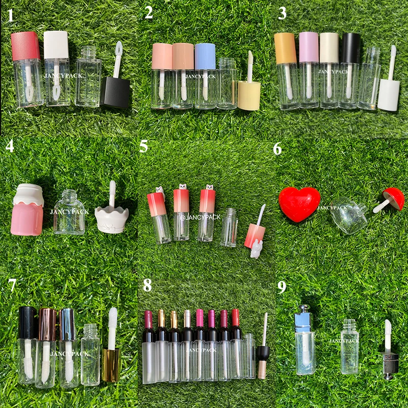 Mini Empty Lip Gloss Lipstick Bottle Lipgloss Tube DIY Balm Tubes Bottle Cosmetic Container Tool Makeup Organizer