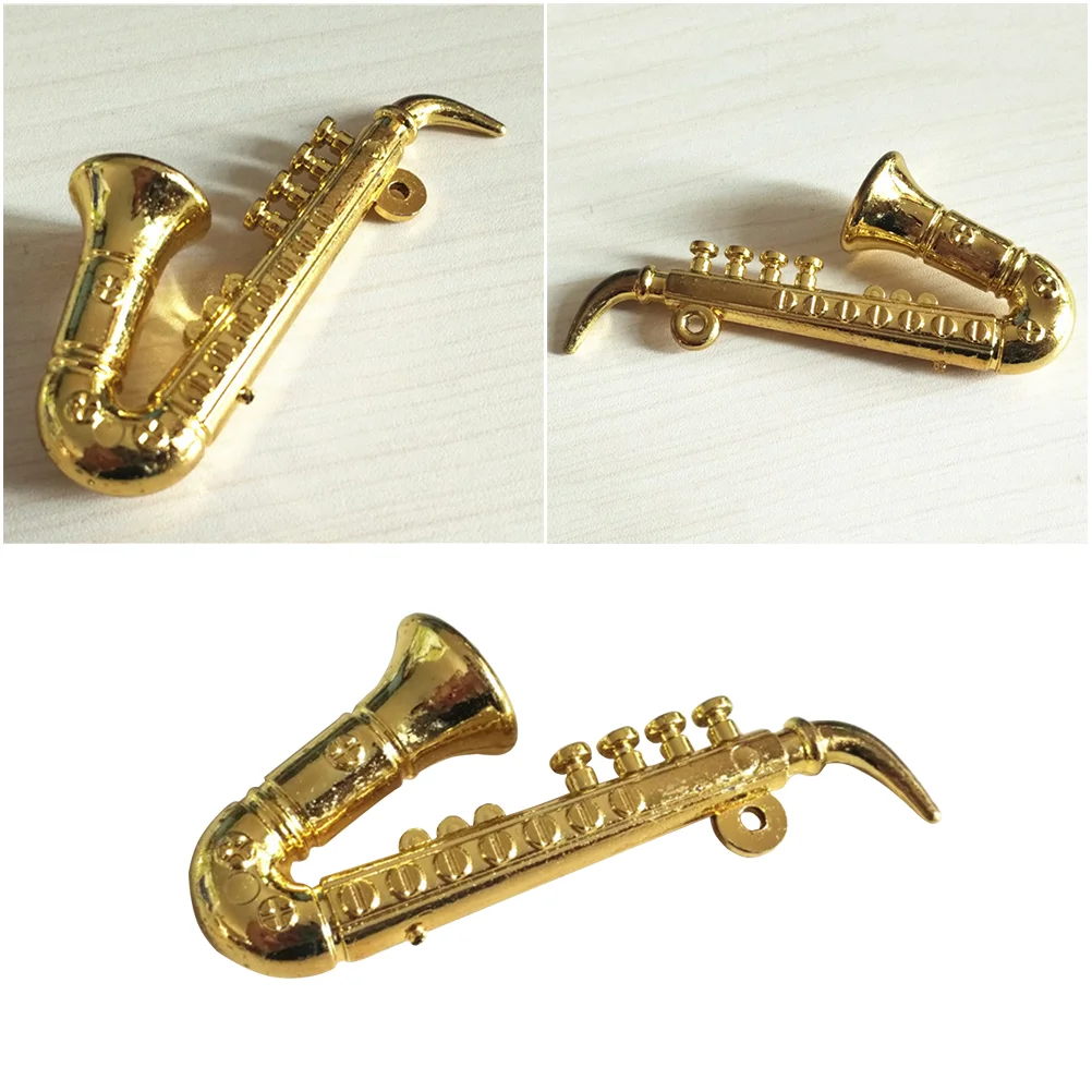 

Saxophone Instrument Mini Musical Saxaphone Toy Decor Instruments Miniature Kidsdollhouse Strap Trumpet Comfort Saxofonmodel