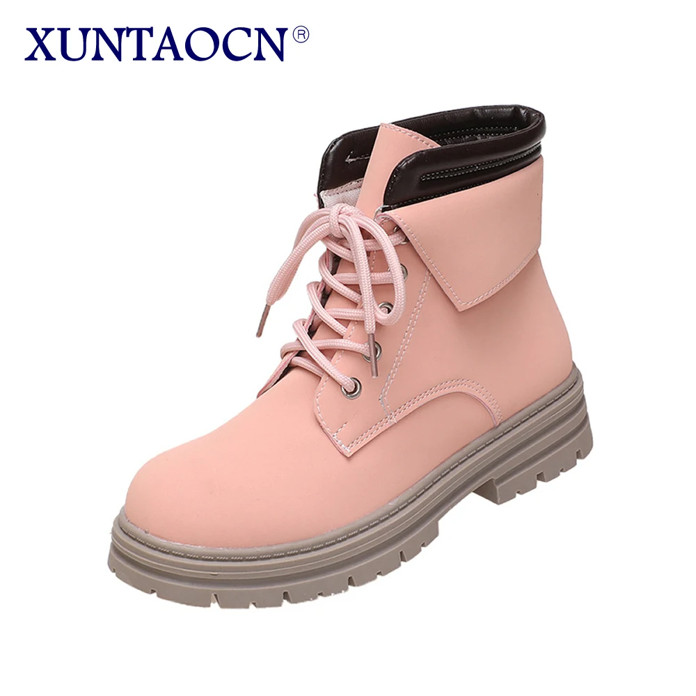 

Fashion Martin boots women thick heel 2023 spring and autumn new single boots niche design British style outdoor short boots