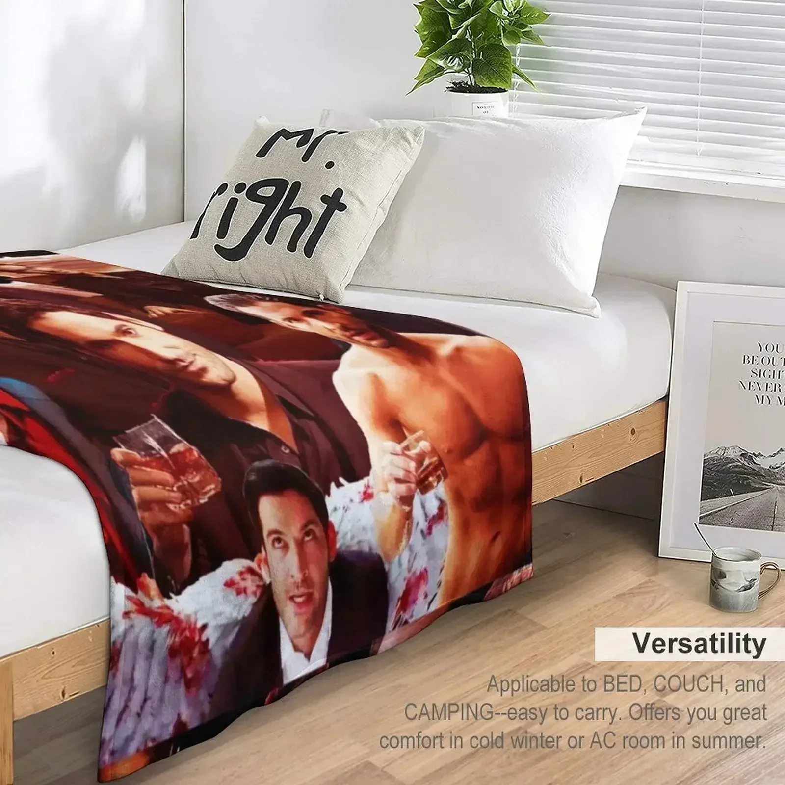 Люцифер morningstar ТВ-шоу плакат коллаж дизайн 2020 пледы роскошные дизайнерские