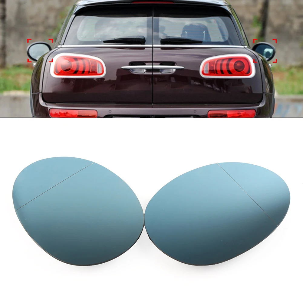 

2Pcs/Pair Blue Car Rear View Heated Mirror Glass 51167366039 For BMW Mini F54 F55 F56 F57 F60