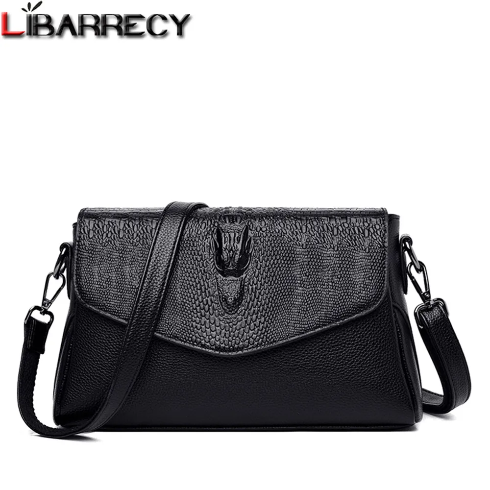 

Fashion Crocodile Pattern Design Ladies Shoulder Bag Luxury Designer Women Messenger Bags High Quality PU Leather Women's Wallet