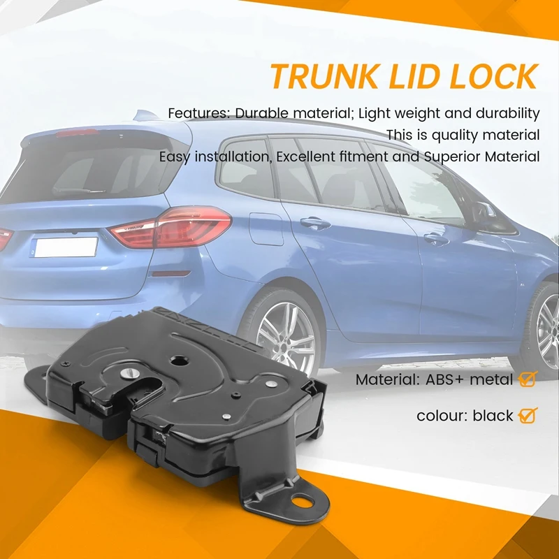 51247348529 Замок крышки багажника автомобиля для BMW F45 F46 214D 216D 216I 218D 218Dx 218I