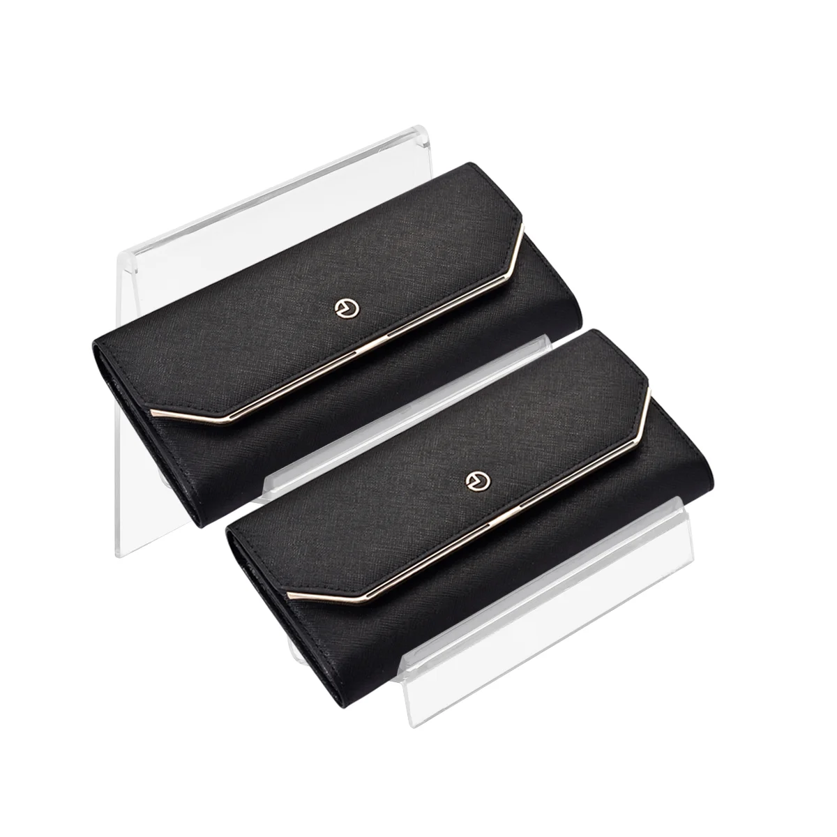 

Wallet Display Stand Holder Clear Two Layer Handbag Organizer Purse Display Rack Jewelry Display Riser Display Shelf