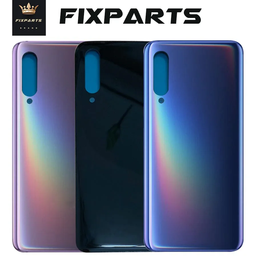 New For Xiaomi Mi 9 Back Battery Cover Rear Door Housing Case Glass Panel Mi9 SE Replacement Parts For Xiaomi Mi 9 Battery Cover