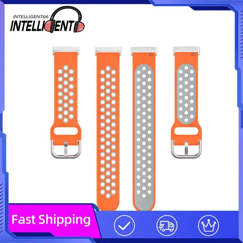 

Soft Replaceable Strap Smart Accessories Silicone Strap Two-color Universal Watchband For Fitbit Versa3