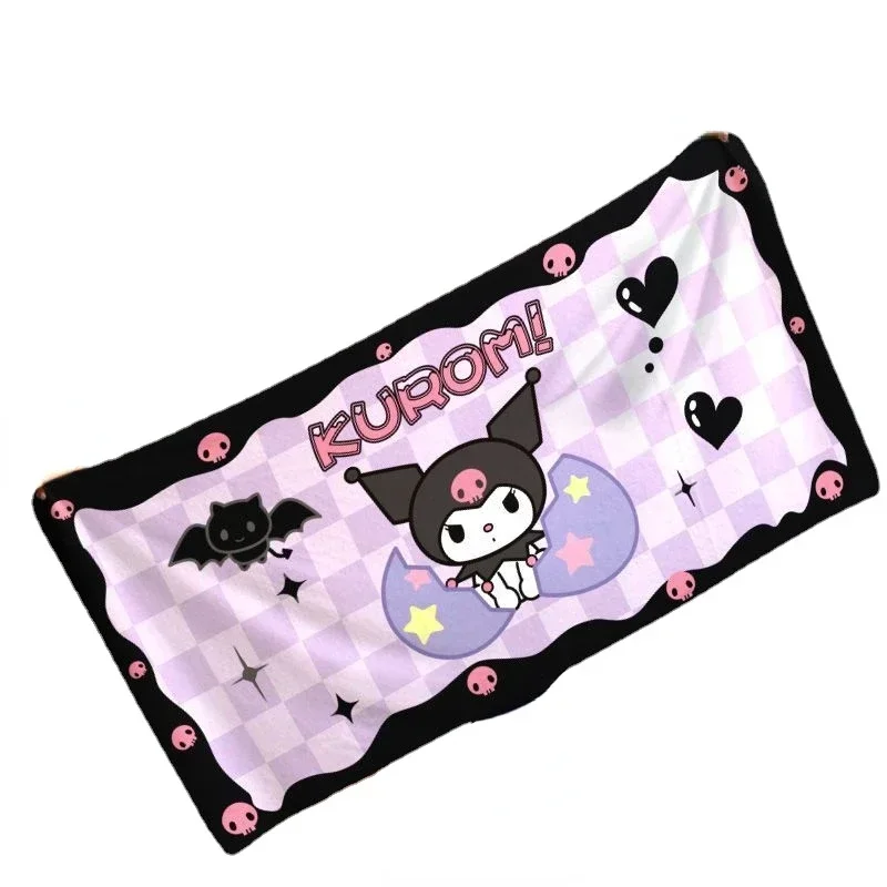 Sanrio серии Kuromi аниме полотенца большого размера женские большие оберточные