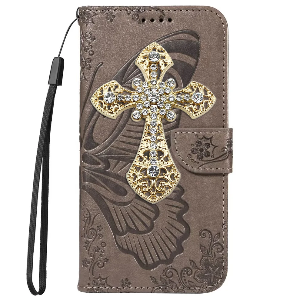 Кожаный чехол через плечо для iPhone 16 15 14 13 12 11 Pro Max Plus магнитный флип-кошелек с