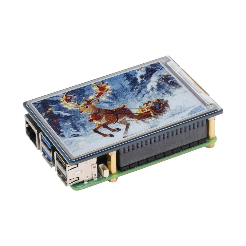 Дисплей Raspberry Pi 3.6 дюйма E-Paper HAT+ (E) E-Ink E6, полноцветный, 600x400, для STM32  ESP32 (art.: 3920db5fcd18e) - 3920db5fcd18e