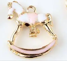 Шармы в форме капли масла MRHUANG, золотистый цвет, цинковый сплав, 5 шт.