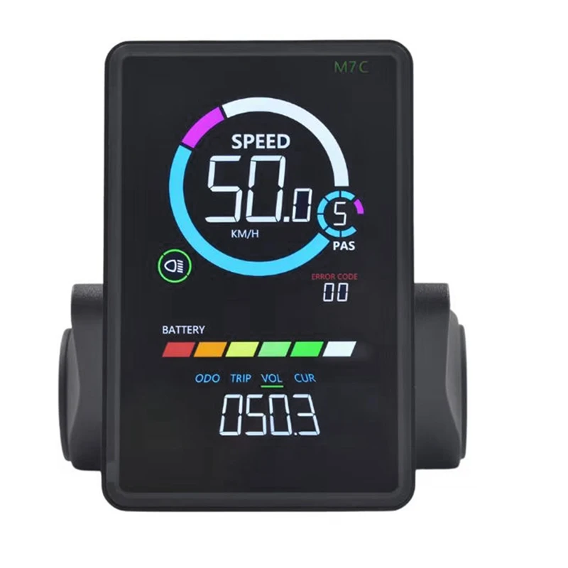 M7C-2 ЖК-дисплей для электрического велосипеда 24 В-60 В + 36 350 Вт Синусоидальный