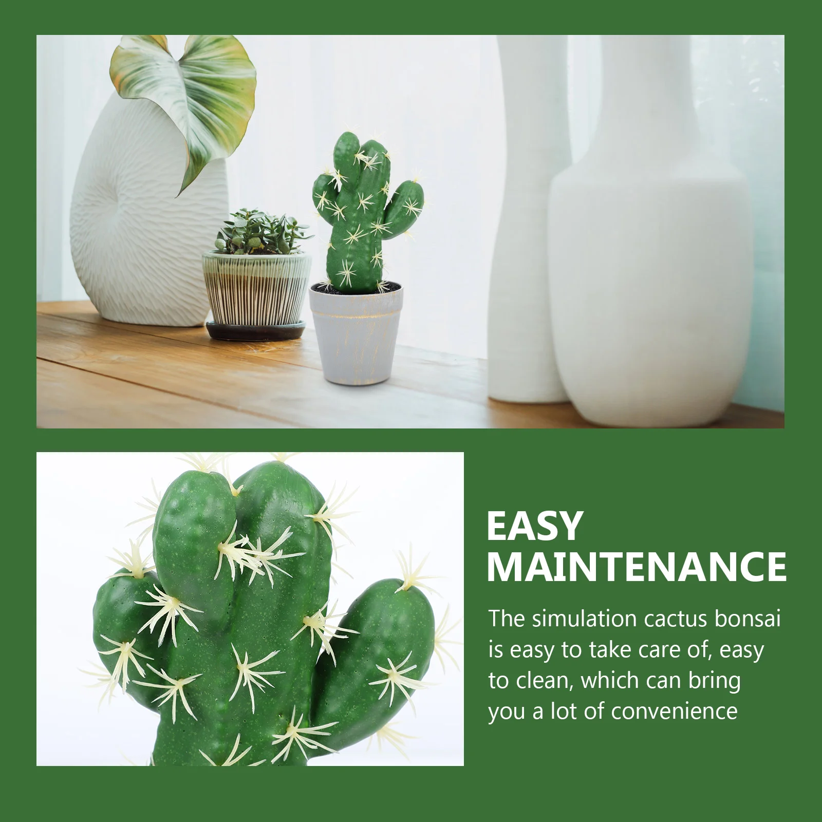 Кактус в горшках большие искусственные растения комнатный горшок дом суккуленты