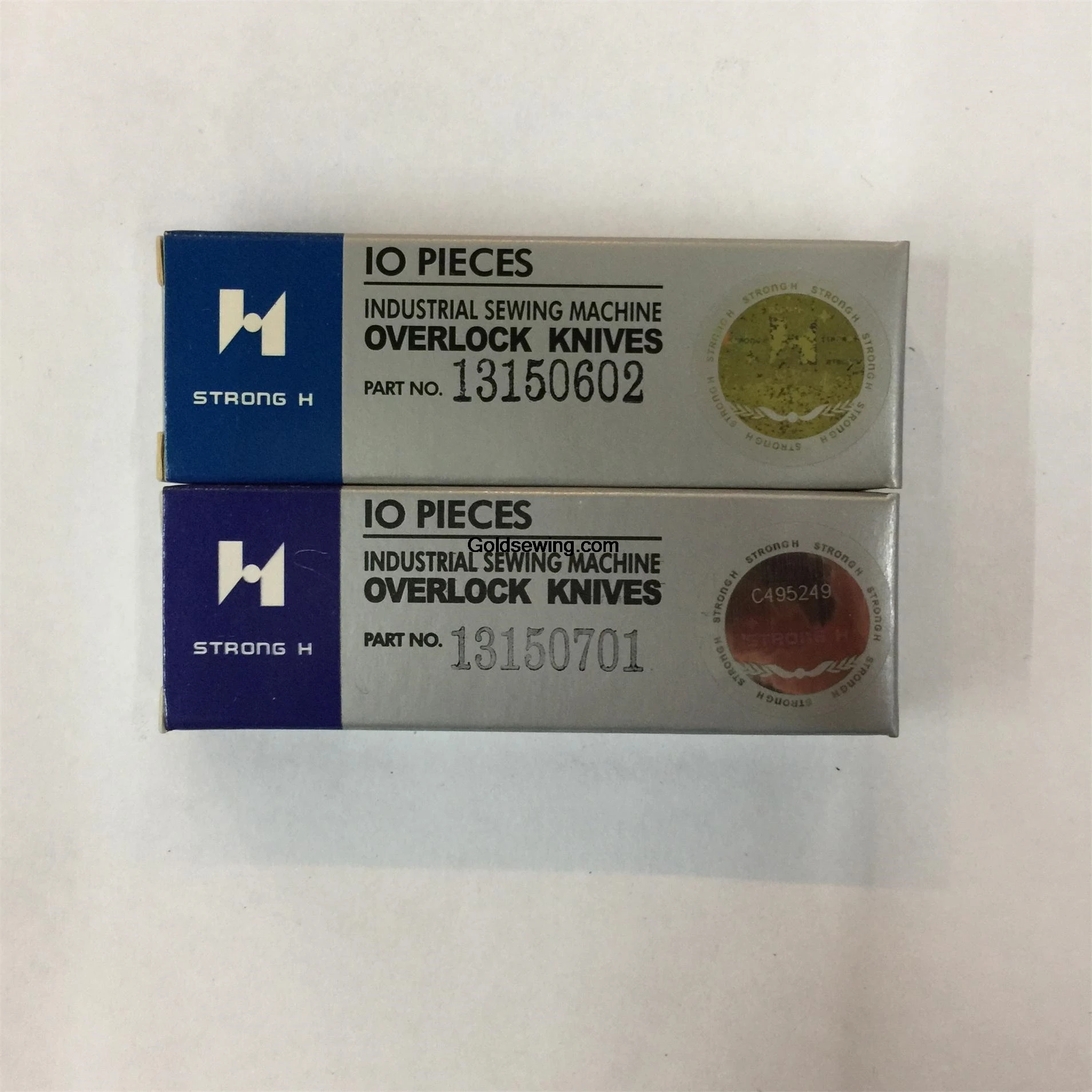 10 шт 13150602 13150701 131-50701 Лезвие прочный H верхний и нижний нож для Juki Mo-6700 Mo-6716