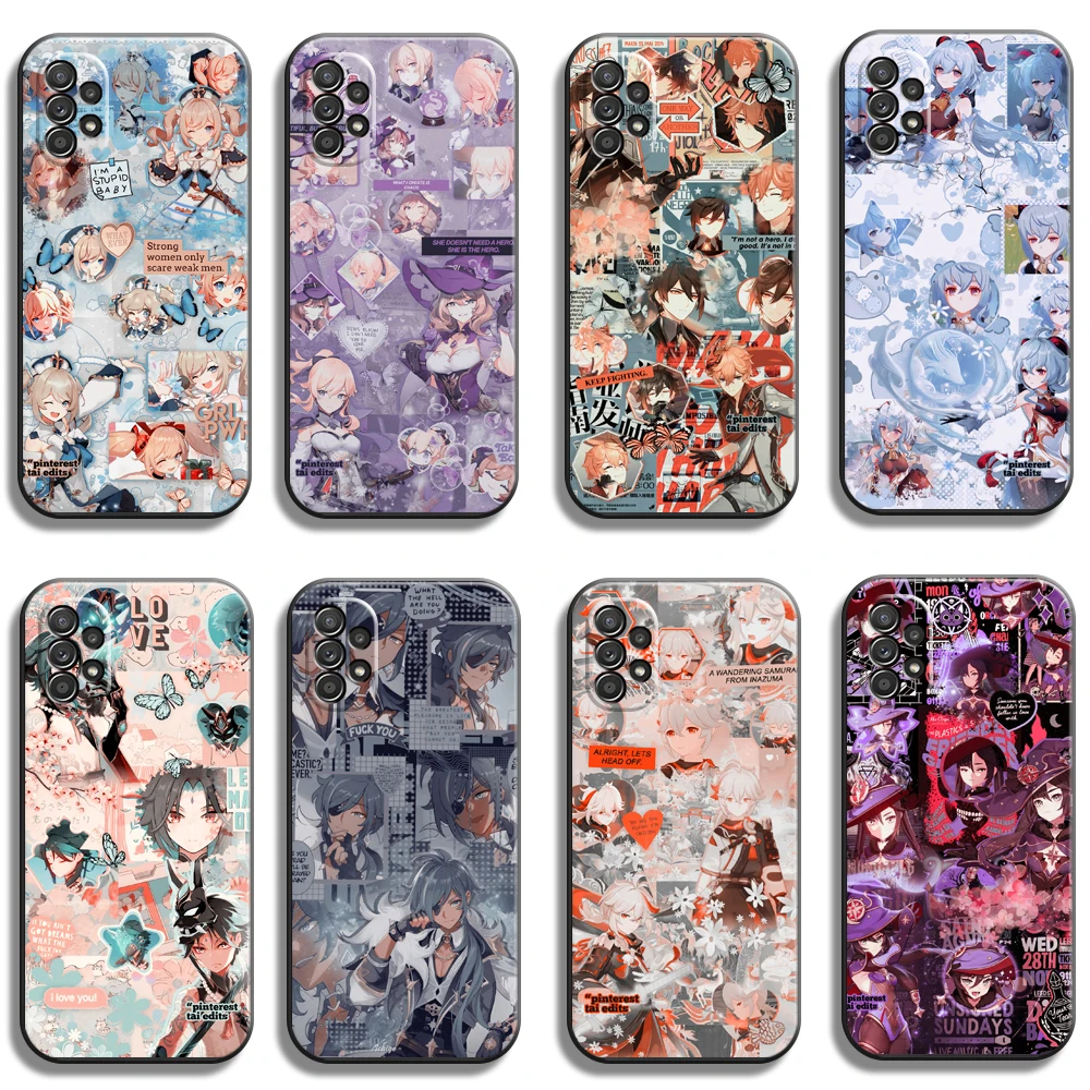 

Genshin Impact GAME Phone Cases For Samsung S20 S20 FE S20 Lite S20 Ultra S21 S21 FE S21 Plus Ultra Cases Soft TPU Coque