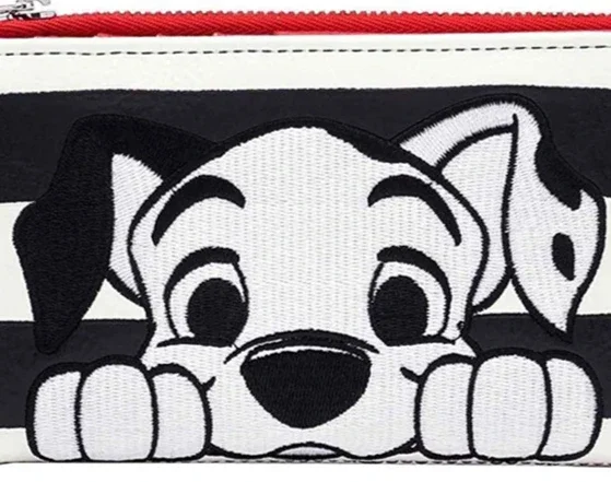 Фото Новый кошелек Loungefly Disney 101, полосатый кошелек из искусственной кожи с далматинцем №4
