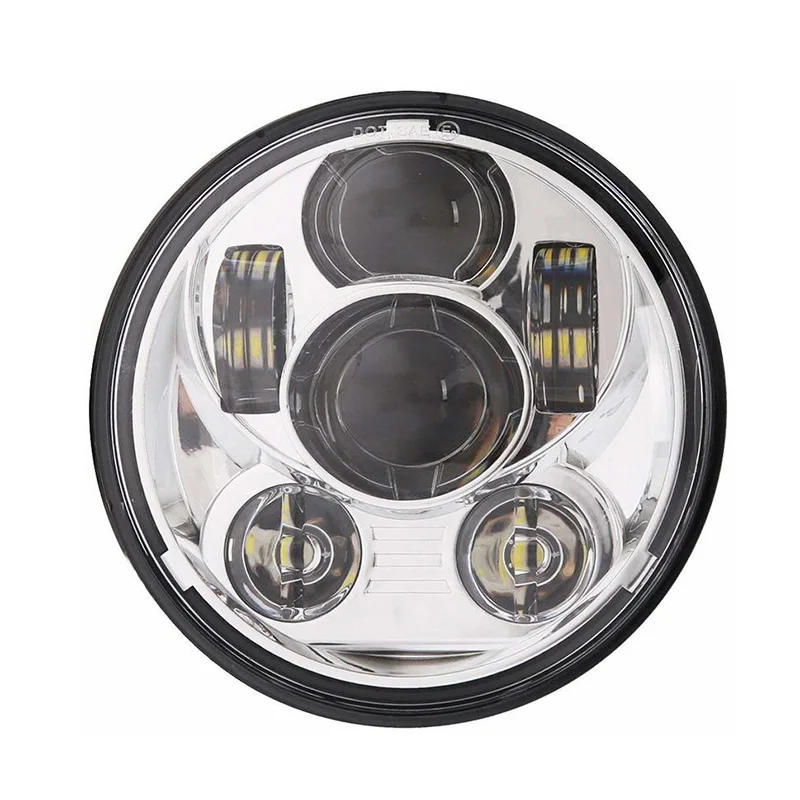 

2021 For 883 Sportster Triple Low Rider Wide Glide Headlamp Projector Brightest 5-3/4 5.75" LED Headlight Motorcycle Accessories