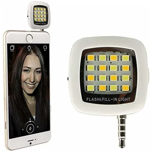 Мини Портативный Перезаряжаемые 16 Светодиодный Ios / android совместимый вспышка