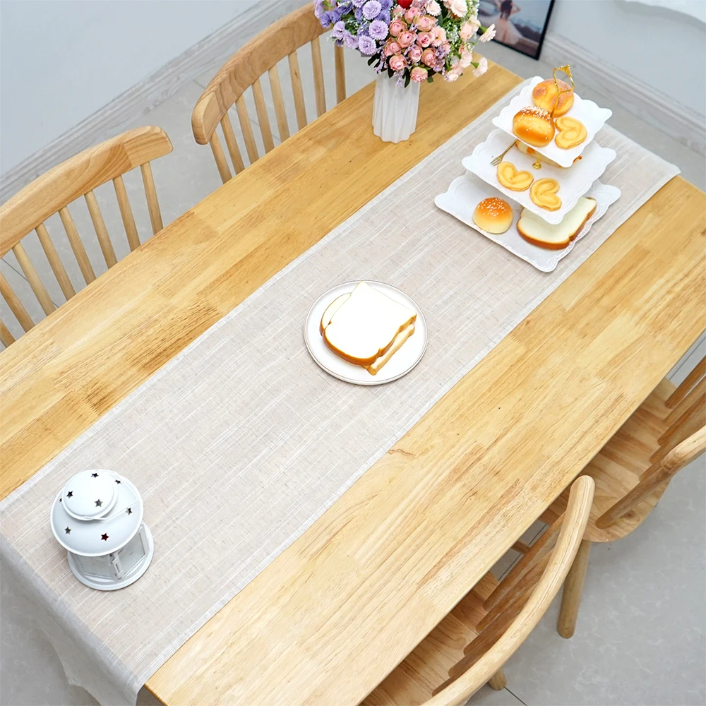 Домашняя Декоративная скатерть из льна в деревенском стиле винтажный Чехол для