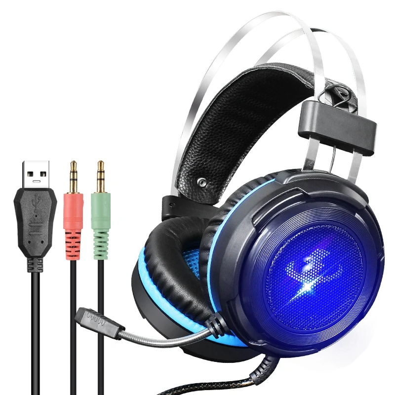 

MISDE G5S Headset,Interface Gaming Heavy Bass Luminous Gaming Wired Headset For Gaming And Listening To Music