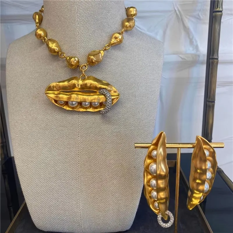 Персонализированная роскошная брошь с жемчугом и кристаллами гороха женская