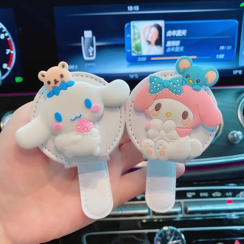 

Kawaii Sanrio Cinnamoroll зажим для солнцезащитного козырька моя мелодия держатель для автомобильных очков держатель для билета