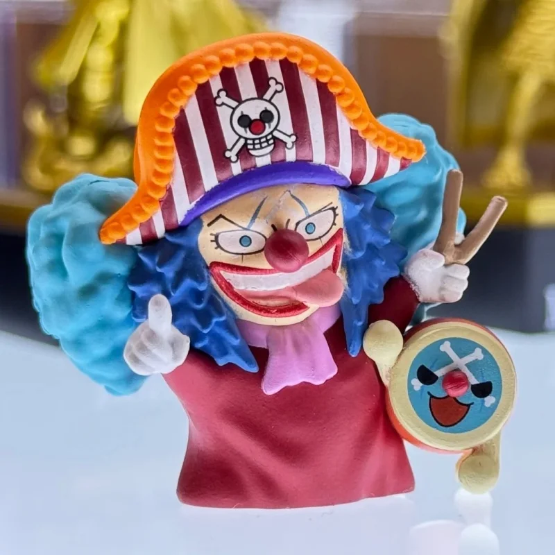 Фото Натуральная цельная Bandai X трехмерная подвеска витое яйцо багги Ника Луффи аниме фигурка модель игрушки подарки №3