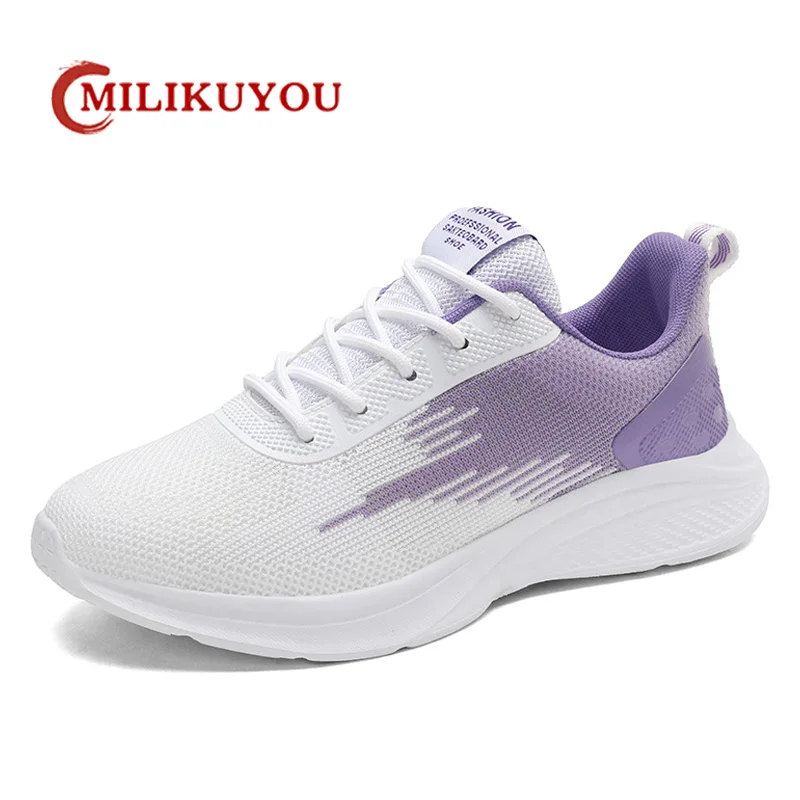 

2022 Women Shoes Mesh Light Sneakers for Women Vulcanize Shoes Outdoor Sport Shoes Ladies Walking White Shoes Women Casual Shoes