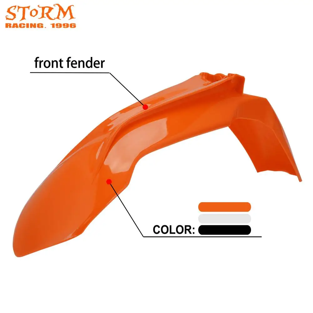 

Motorcycle New Front Fender Fairing Mudguard Cover For KTM SX SXF XC XCF EXCF EXC XCWF 125 150 250 300 350 450 TPI 2019-2022