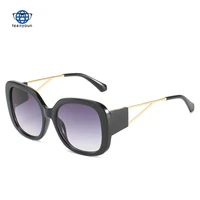 teenyoun new big frame square sunglasses decorative womens shades punk square sun glasses