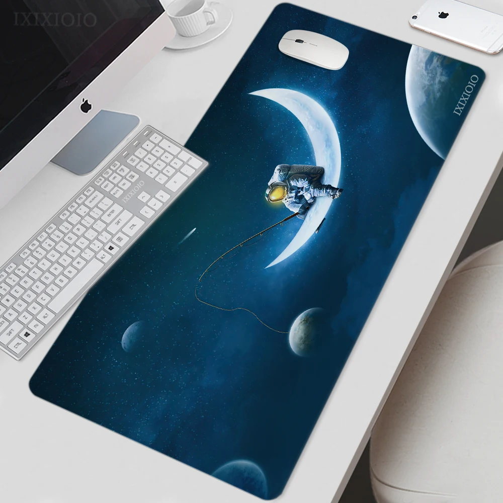 

Space Astronaut Mouse Pad Gamer XL Large Home New Mousepad XXL MousePads Soft Office Carpet Natural Rubber PC Mice Pad