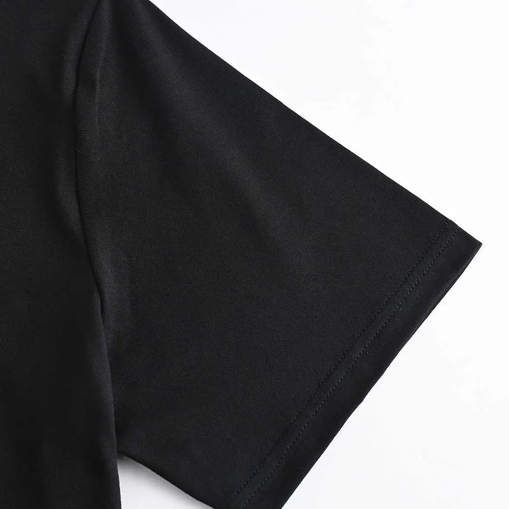 2024 Hot Sale Summer 100% Hip Hop Cotton Black Ralphs Bear T Shirt Men Short Sleeves Cool Tee Streetwear Lauren T-shirt