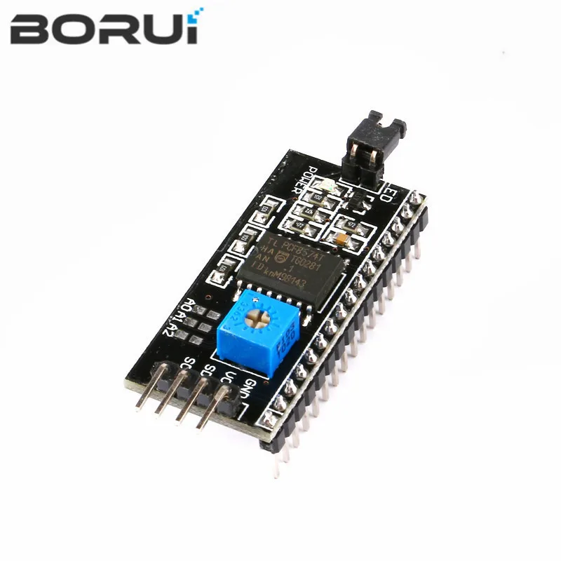IIC I2C TWI Φ 1602 2004 LCD 1602 плата адаптера ЖК-дисплея модуль преобразователя PCF8574