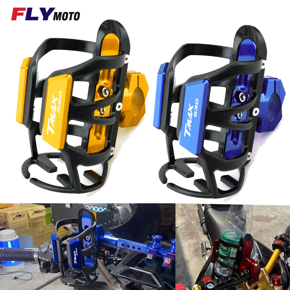 

For Yamaha TMAX530 TMAX560 TMAX 530 SX DX 560 TECH MAX CNC Motorcycle Durable Beverage Water Bottle Drink Cup Holder Mount