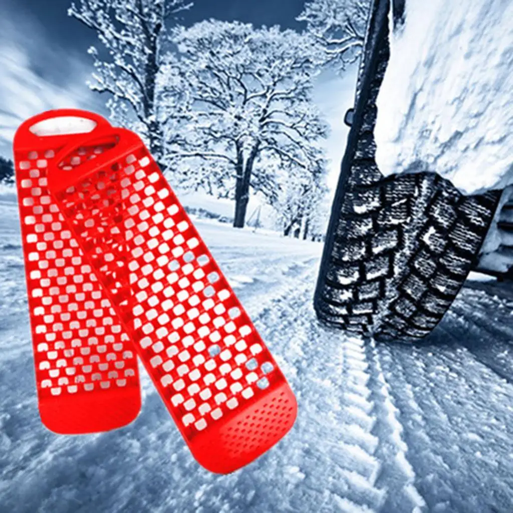 

2PCS Universal Car Trunk RV Wheel Anti-Skid Pad Skid Plate Tire Traction