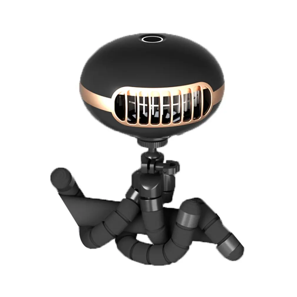 

Octopus Fan Mini Handheld Stroller Fan 1800mAh Clip-on Fan For Room Carseat With 3 Speed Rechargeable Cooler Leafless Fan