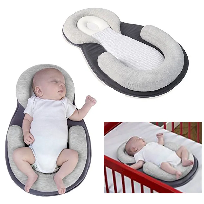 Baby Head Protector Pillow Newborn Correction Anti-bias Side Sleeping Pillows Anti-spill Mil Infant Travel Feeding Cushion