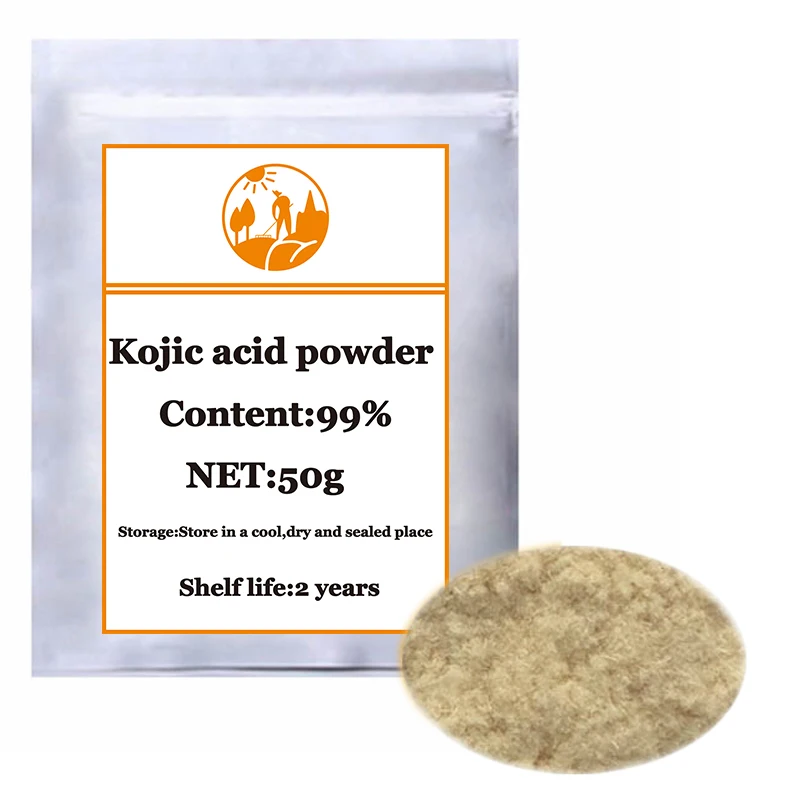 

Kojic Acid Powder 99% Cosmetic Grade Whitening Anti-aging Treatment Age Spots Cream Lotion Skin Care