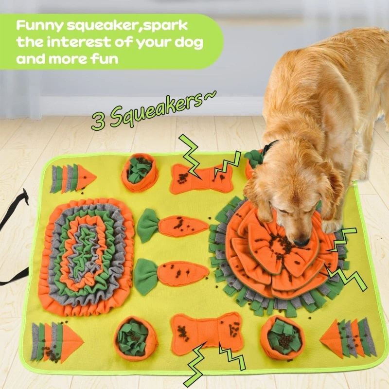 

Searching Treat Toy for Dog Stuffed Treat Dispensing Blankets Relieving Stress