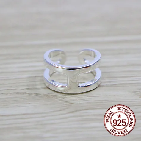 Кольцо из серебра S925 пробы блестящее японское и стандартное ювелирное изделие