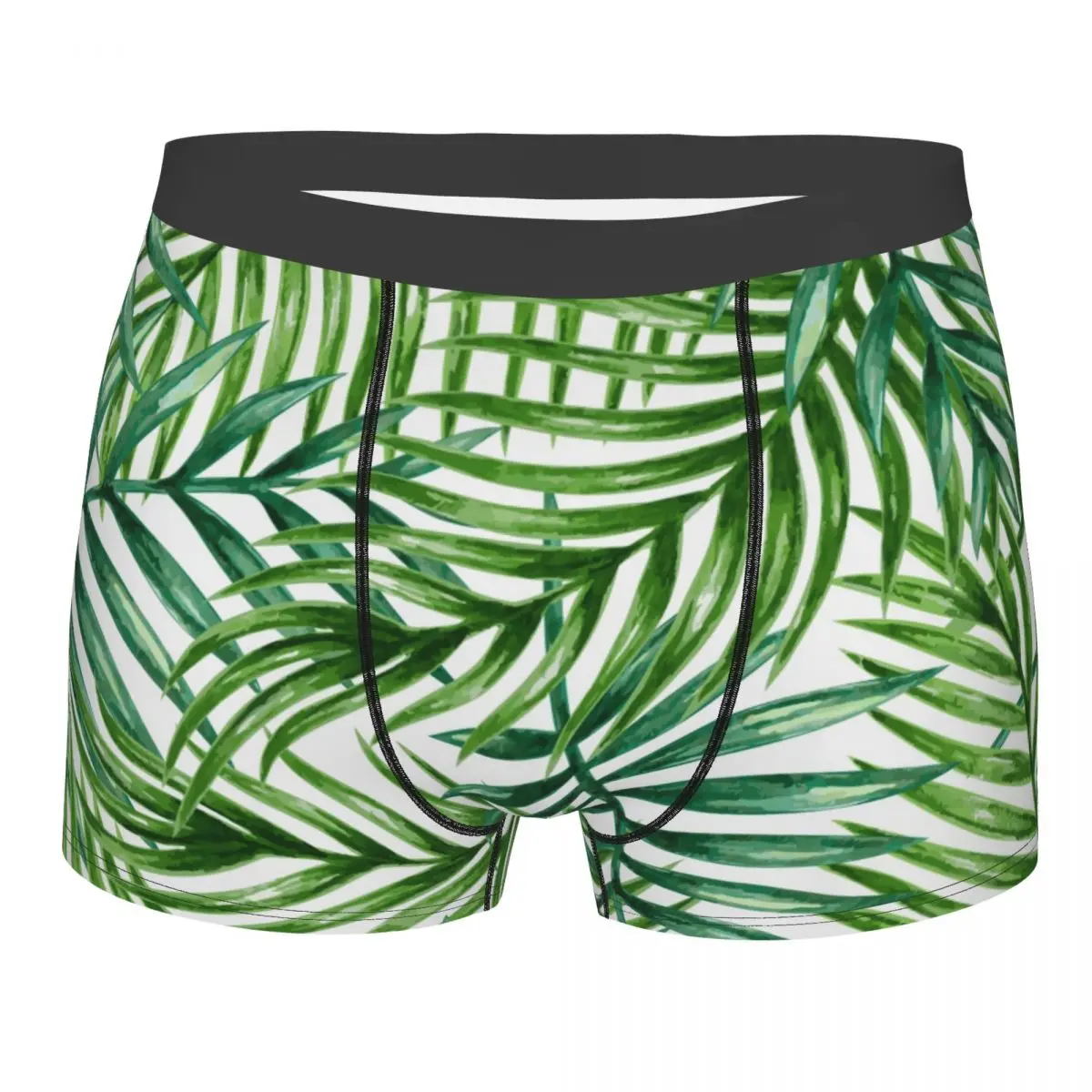 

Sexy Boxer Comfortable Homme Watercolor Tropical Palm Leaves Shorts Boxer Men Underwear Male Panties Shorts Homme